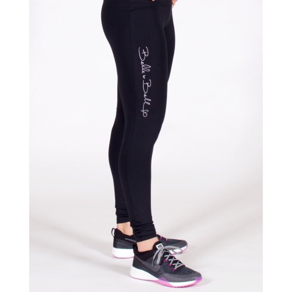 Black high waisted workout leggings